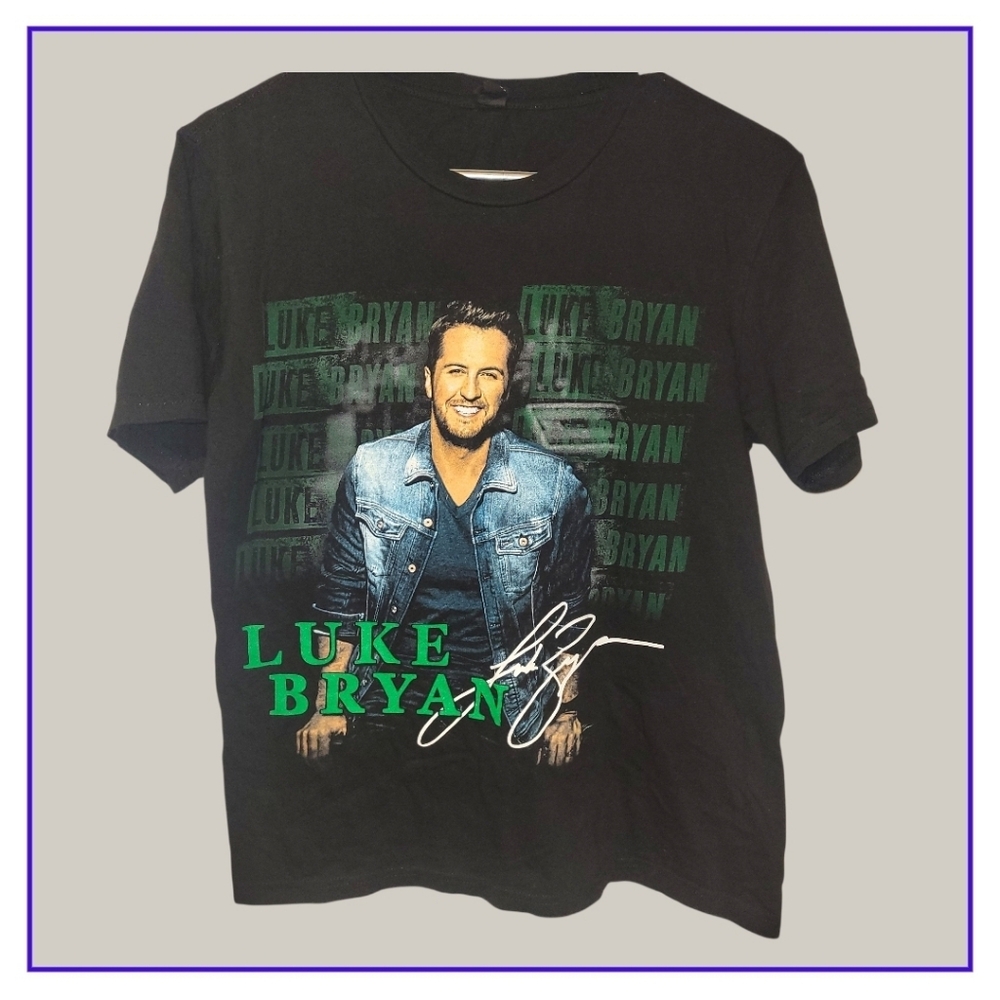 Luke Bryan Kick The Dust Up Tour Tee Small Country Concert Shirt